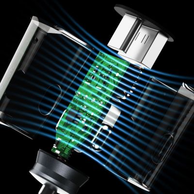 7. Ładowarka samochodowa Dudao R4T 25W USB-A / USB-C - szara
