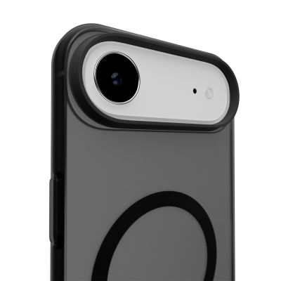 6. Etui silikonowe Puro Daylight kompatybilne z Magsafe na iPhone 17 Air - półprzezroczyste czarne