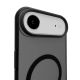 6. Etui silikonowe Puro Daylight kompatybilne z Magsafe na iPhone 17 Air - półprzezroczyste czarne