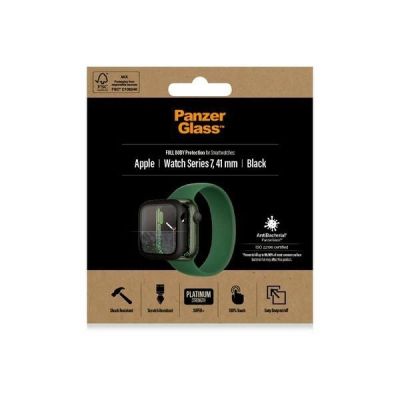 5. Etui PanzerGlass Full Body na Apple Watch 7 / 8 41 mm - czarne