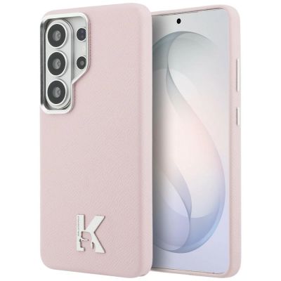 Etui Karl Lagerfeld K Metal Logo MagSafe na Samsung Galaxy S26 Ultra - różowe