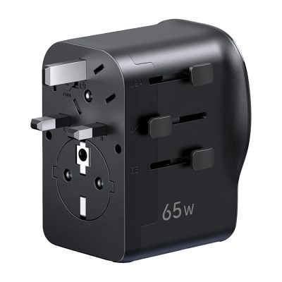 2. Adapter Ugreen S550 65W podróżny uniwersalny - czarny