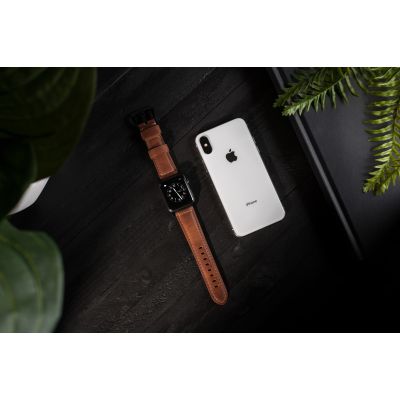 14. Nomad NM1A4RBT00 inteligentne akcesorium osobiste Band Brązowy Skóra