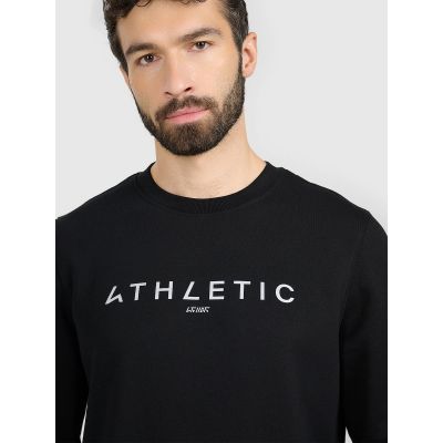 7. Bluza dresowa nierozpinana bez kaptura męska 4F 4FRAW25TSWSM2573-20S