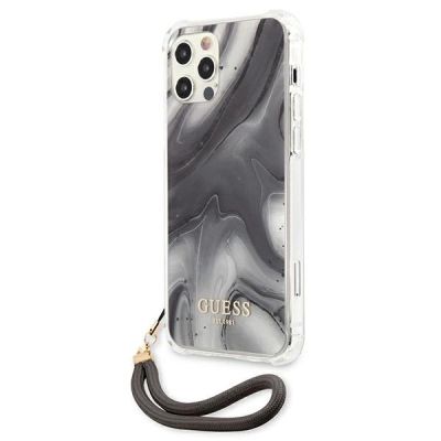 2. Etui Guess Marble Collection na iPhone 12 Pro Max - szare