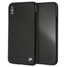 Etui BMW Siganture Carbon na iPhone Xs Max - czarne