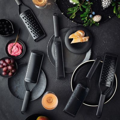 5. Microplane 43002 ręczna tarka / spiralizer Tarka płaska Czarny