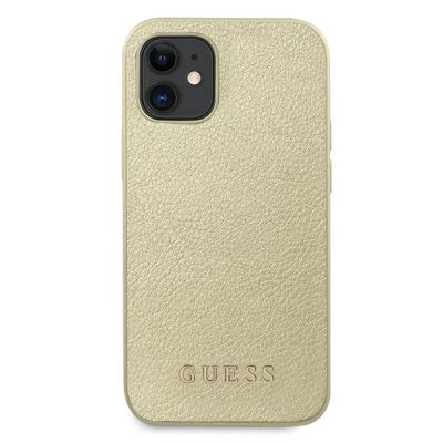 3. Etui Guess Iridescent na iPhone 12 mini - złote