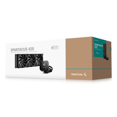 8. DeepCool Spartacus 420 Procesor Zestaw do chłodzenia płynami 14 cm Czarny