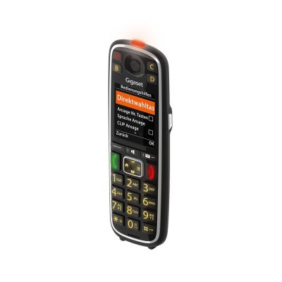 6. Gigaset E720HX Telefon analogowy/DECT Nazwa i identyfikacja dzwoniącego Czarny