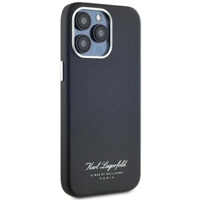 4. Etui Karl Lagerfeld hotel RSG na iPhone 15 Pro - czarne