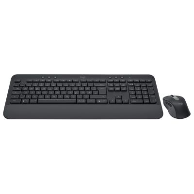 3. Logitech Signature MK650 Combo For Business klawiatura Dołączona myszka Biuro Bluetooth QWERTZ Niemiecki Grafitowy