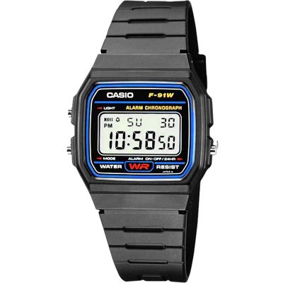 Zegarek Męski CASIO F-91W-1YEG + BOX