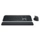 13. Logitech MX Keys combo for Business Gen 2 klawiatura Dołączona myszka Biuro RF Wireless + Bluetooth QWERTY Amerykański międzynarodowy Grafitowy