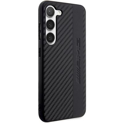 4. Etui AMG Carbon Stripe&Embossed na Samsung Galaxy S23+ - czarne