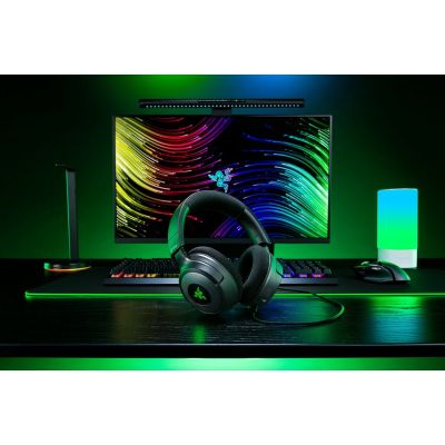 5. Zestaw słuchawkowy Razer Kraken V4 X Przewodowa Opaska na głowę Gaming USB Type-C / USB Type-A Czarny