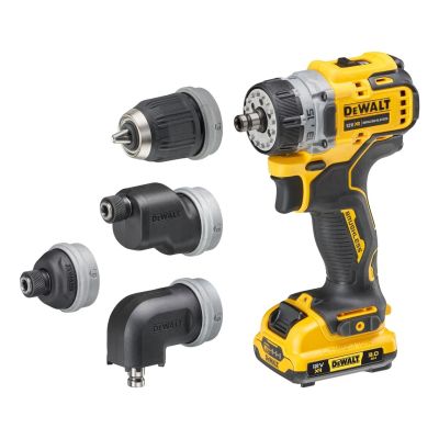2. Wiertarko-wkrętarka z 4 głowicami 12V DCD703L2T DEWALT