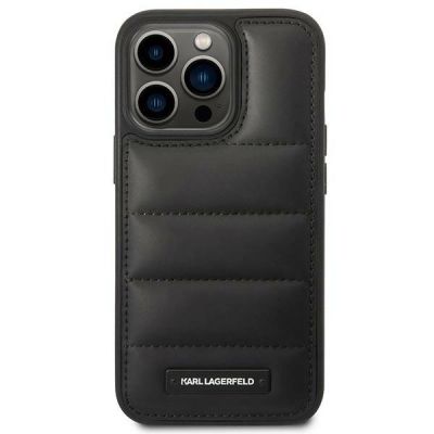 3. Etui Karl Lagerfeld Puffy Elongated Logo na iPhone 14 Pro Max - czarne