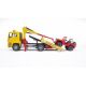 6. BRUDER MAN TGA Breakdown truck with cross country vehicle