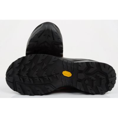 9. Aku buty sportowe trekkingowe męskie Adapta Gore-tex skórzane czarne pomarańczowe