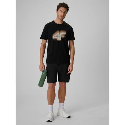 4. T-shirt regular z nadrukiem męski 4F 4FRSS26TTSHM4228-20S