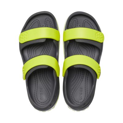 4. Sandały dla dzieci Crocs Crocband Cruiser szaro-zielone 209424 1NJ