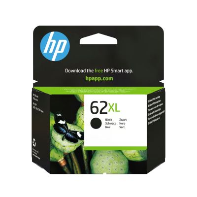 74. HP 62XL oryginalny wkład atramentowy czarny XL