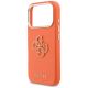 6. Etui Guess FW Resin Logo na iPhone 17 Pro Max - pomarańczowe