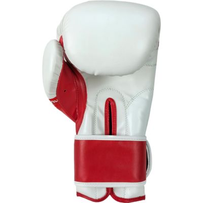 14. Rękawice bokserskie RPU-FOLK 12 oz białe-czerwone