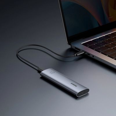17. Kieszeń na dysk SSD Baseus FlyJoy M.2 NVMe 10 Gb/s - szara