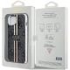8. Etui Guess IML 4G Gold Stripe na iPhone 15 Plus / 14 Plus - czarne