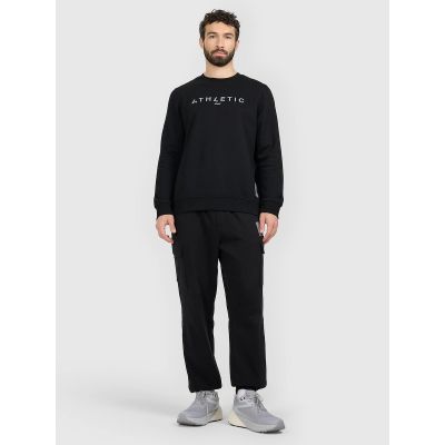 3. Bluza dresowa nierozpinana bez kaptura męska 4F 4FRAW25TSWSM2573-20S