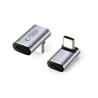 6. Adapter kątowy Tech-Protect Ultraboost AA03 USB-C - szary