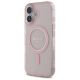 2. Guess GUHMP16SHFGEREP iPhone 16 6.1"      różowy/pink hardcase IML Glitter Circle MagSafe