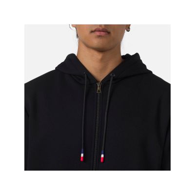 4. Bluza Rossignol LOGO SWEAT FZ HOOD FL czarny