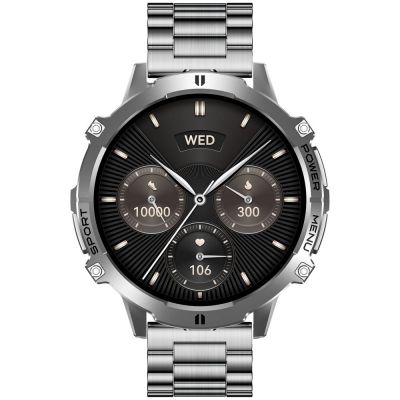 4. Smartwatch Gravity Grafitowy Pasek + Bransoleta GT42-4