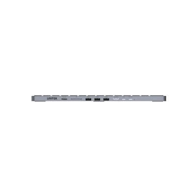 3. UNITEK D1092A klawiatura USB Amerykański międzynarodowy Szary