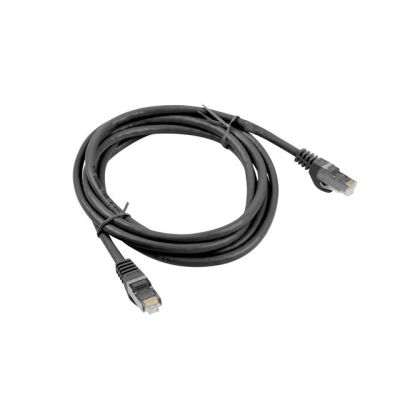 2. LANBERG PATCHCORD KAT.6 FTP 3M CZARNY FLUKE PASSED