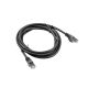 2. LANBERG PATCHCORD KAT.6 FTP 3M CZARNY FLUKE PASSED