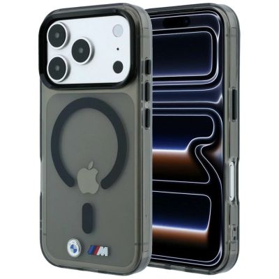 Etui BMW M IML Glossy Metal Logo & Trims MagSafe na iPhone 18 Pro Max / 17 Pro Max - czarne