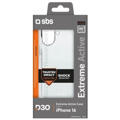 3. Etui SBS Extreme Active D3O do iPhone 16e - przezroczyste