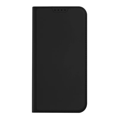 8. Etui do iPhone 15 Plus pokrowiec z klapką i portfelem Dux Ducis Skin Pro - czarne