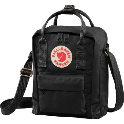 3. Saszetka na ramię damska/męska Fjällräven Kånken Sling Black torebka czarna (F23797-550)