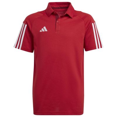 6. Koszulka dla dzieci adidas Tiro 23 Competition Cotton Polo czerwona HI4715