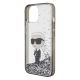 6. Etui Karl Lagerfeld Liquid Glitter Ikonik do iPhone 15 - przezroczyste