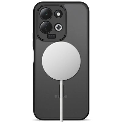 4. Etui Tech-Protect Magmat MagSafe na Xiaomi Redmi 17 4G / 17 5G - czarne matowe