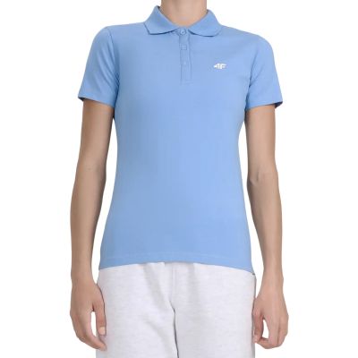Koszulka damska polo 4F F0768 denim 4FWMM00TPTSF0768 32S