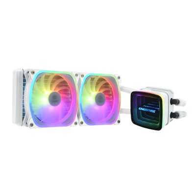 10. Enermax Cieczowy Chłodzenie Procesora Aquafusion ADV 240mm RGB Biały