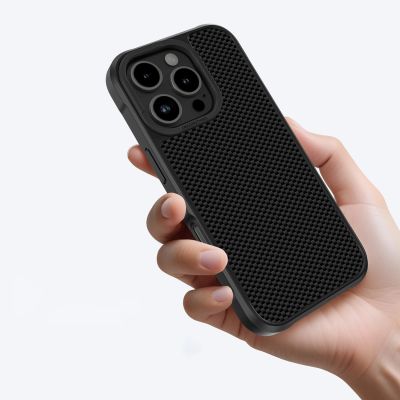 6. Etui pancerne AMAZINGTHING Titan Max Case z włóknami aramidowymi 600D do iPhone 16 Pro Max - czarne