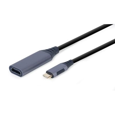 2. GEMBIRD ADAPTER USB TYP-C DO HDMI NA KABLU SZARY, 15CM